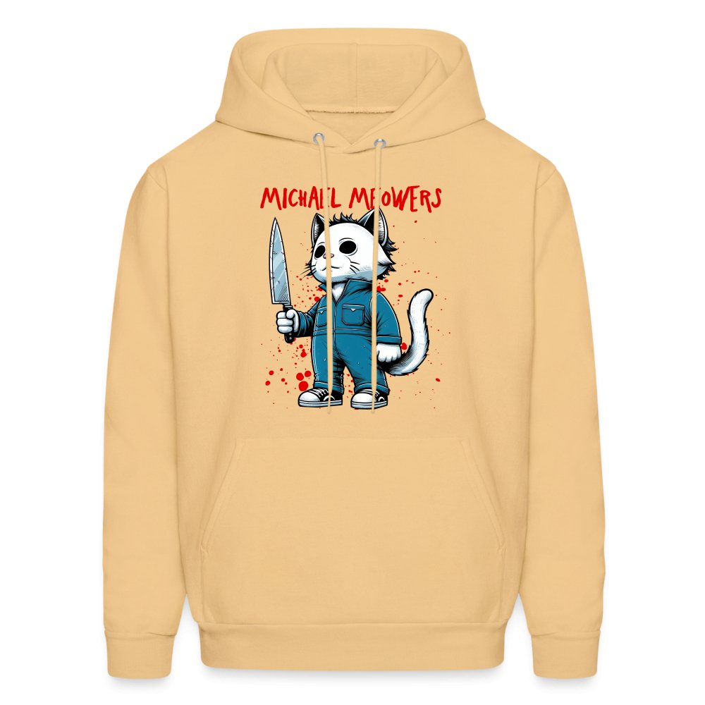 Michael Meowers Hoodie Scary Cat Halloween Cat Lover - option1# - Men's Hoodie | Hanes P170