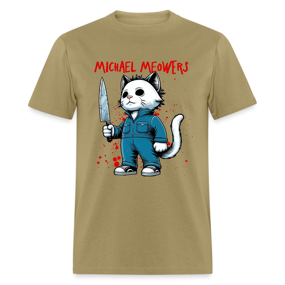 Michael Meowers T-Shirt Scary Cat Halloween Cat Lover - option1# - Unisex Classic T-Shirt | Fruit of the Loom 3930