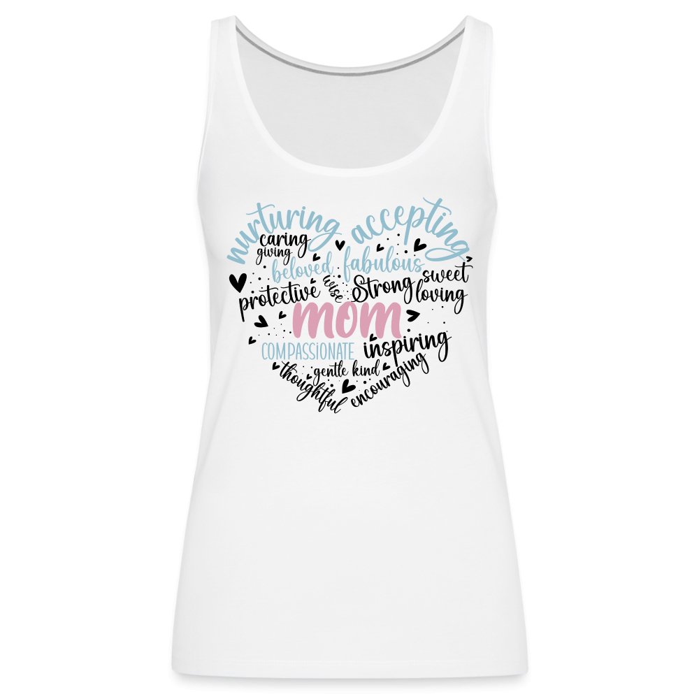 Mom Heart Women’s Premium Tank Top (Word Cloud) - option1# - Women’s Premium Tank Top | Spreadshirt 917