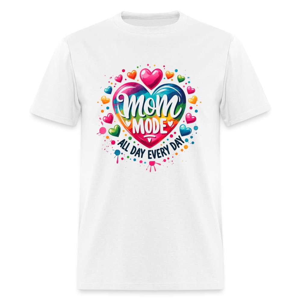 Mom Mode T-Shirt (All Day Every Day) - option1# - Unisex Classic T-Shirt | Fruit of the Loom 3930