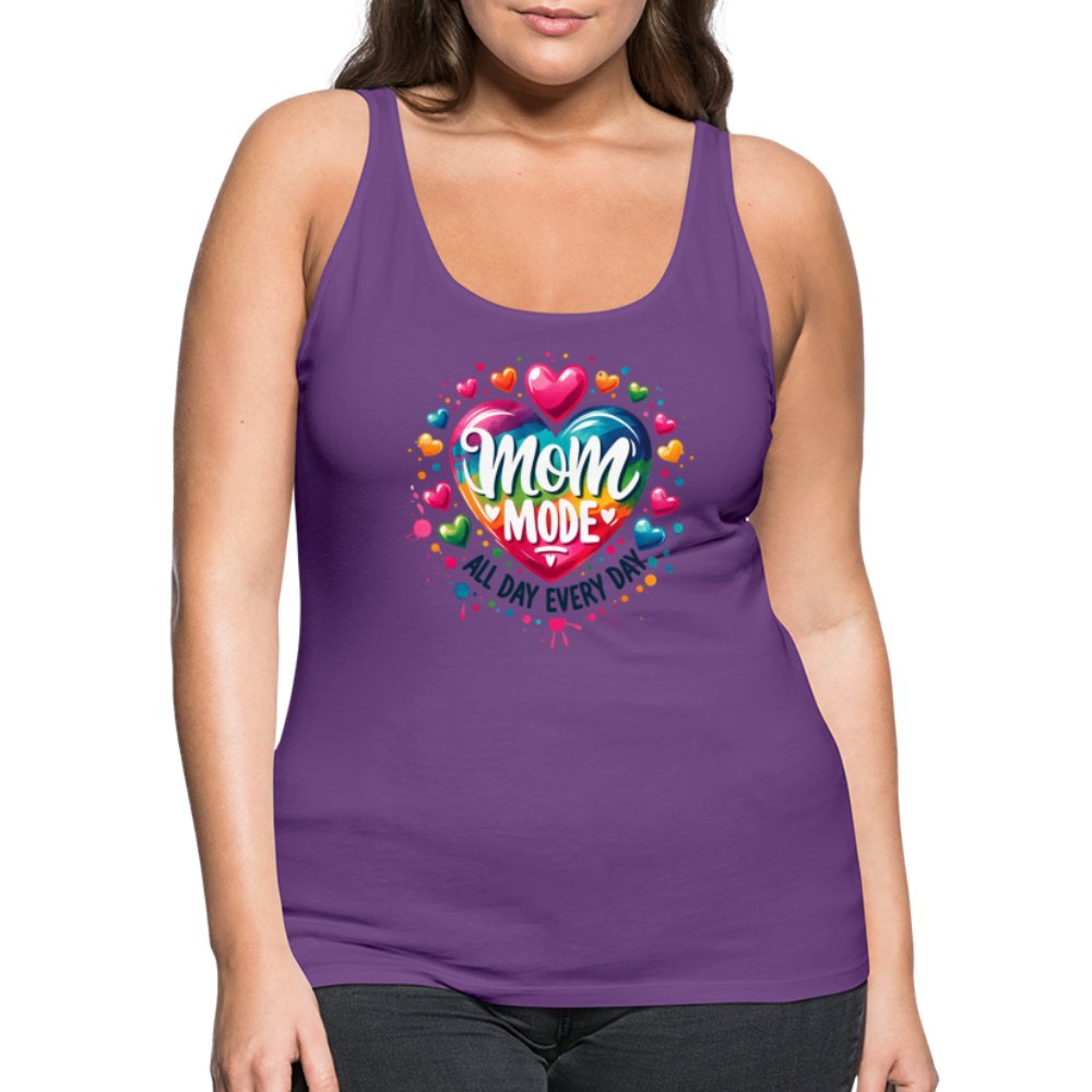 Mom Mode Women’s Premium Tank Top (All Day Every Day) - option1# - Women’s Premium Tank Top | Spreadshirt 917