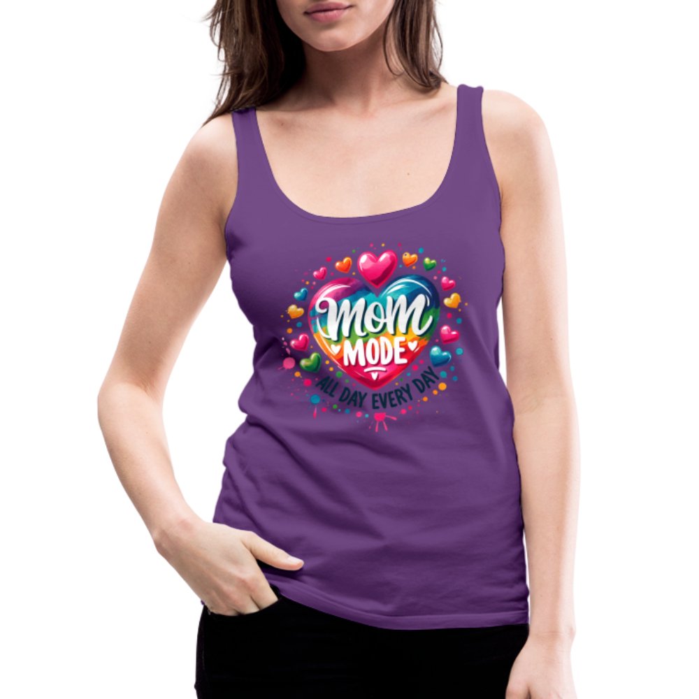 Mom Mode Women’s Premium Tank Top (All Day Every Day) - option1# - Women’s Premium Tank Top | Spreadshirt 917