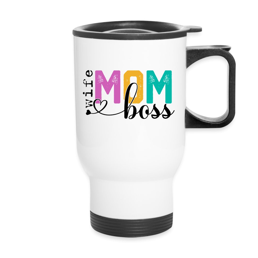 Mom Wife Boss Travel Mug - option1# - Travel Mug | BestSub B4QC2