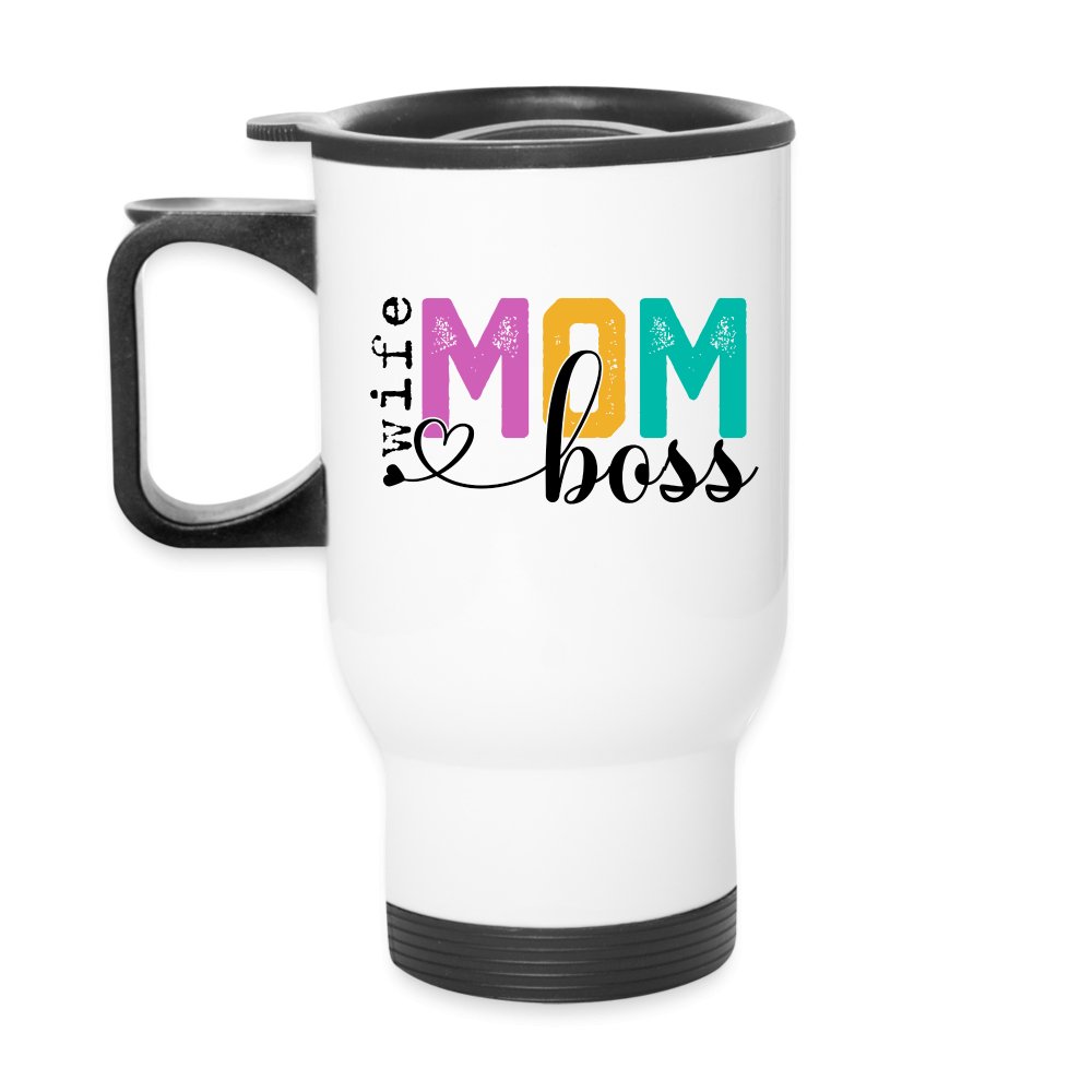 Mom Wife Boss Travel Mug - option1# - Travel Mug | BestSub B4QC2