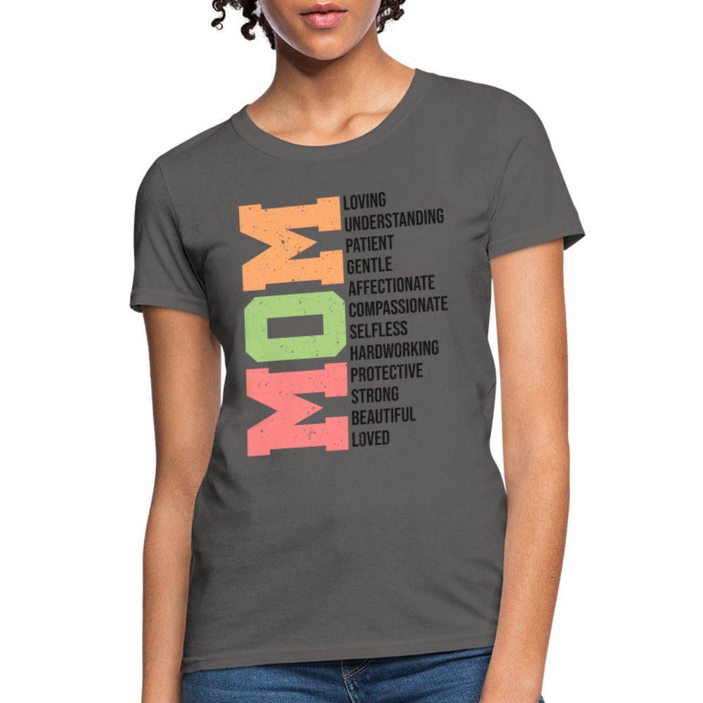 Mom Women's T-Shirt (Loving Words) - royal blue