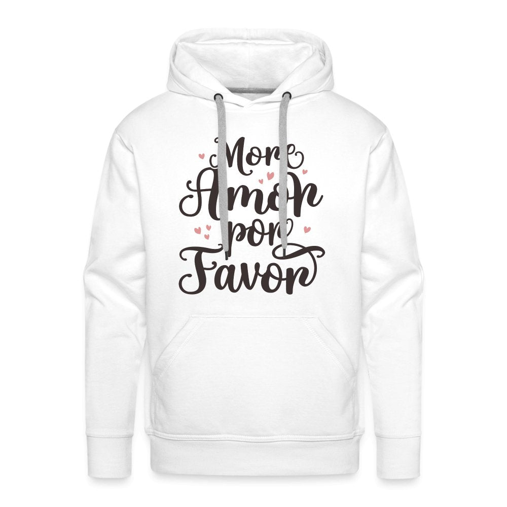 More Amor Por Favor Men’s Premium Hoodie - option1# - Men’s Premium Hoodie | Spreadshirt 20