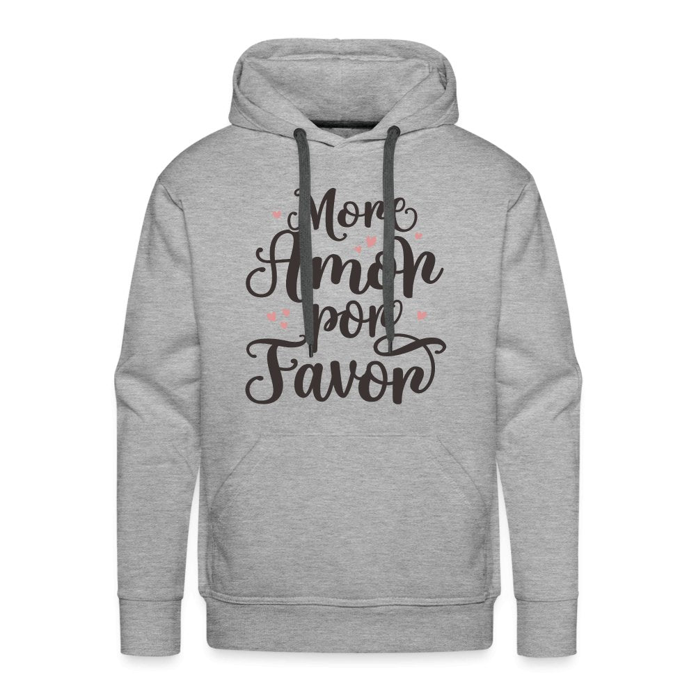 More Amor Por Favor Men’s Premium Hoodie - option1# - Men’s Premium Hoodie | Spreadshirt 20