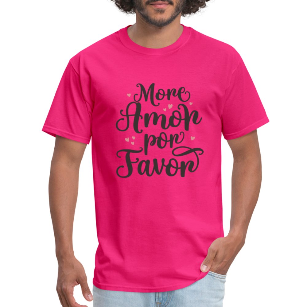 More Amor Por Favor T-Shirt - option1# - Unisex Classic T-Shirt | Fruit of the Loom 3930