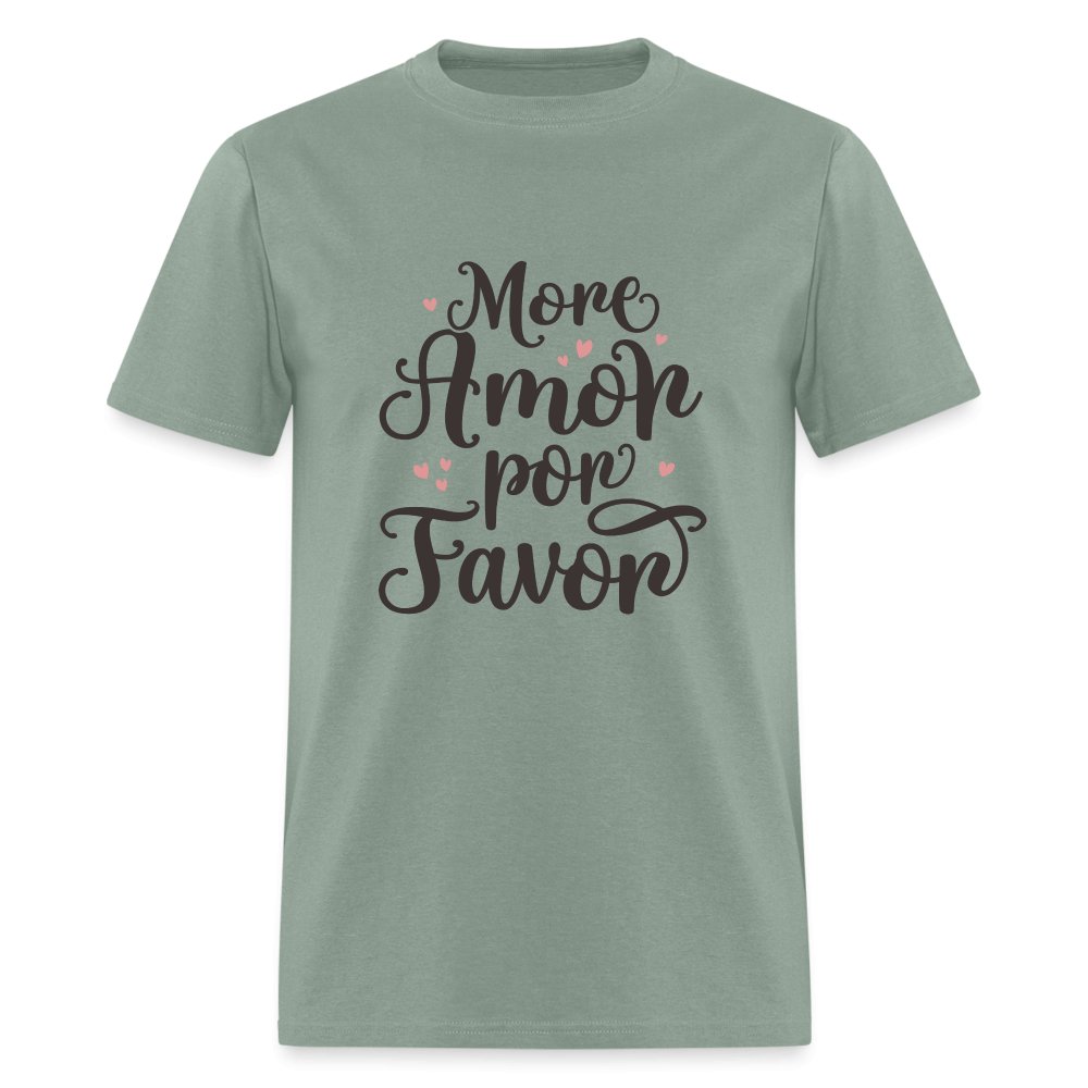 More Amor Por Favor T-Shirt - option1# - Unisex Classic T-Shirt | Fruit of the Loom 3930