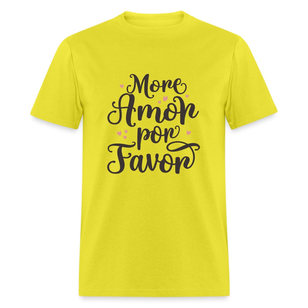 More Amor Por Favor T-Shirt - option1# - Unisex Classic T-Shirt | Fruit of the Loom 3930