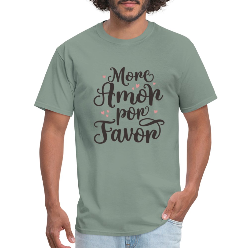 More Amor Por Favor T-Shirt - option1# - Unisex Classic T-Shirt | Fruit of the Loom 3930