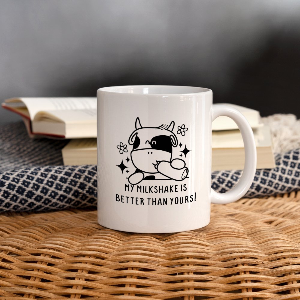 My Milkshake is Better Than Yours Coffee Mug (Funny Cow) - One Size