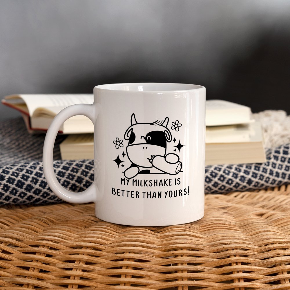 My Milkshake is Better Than Yours Coffee Mug (Funny Cow) - One Size