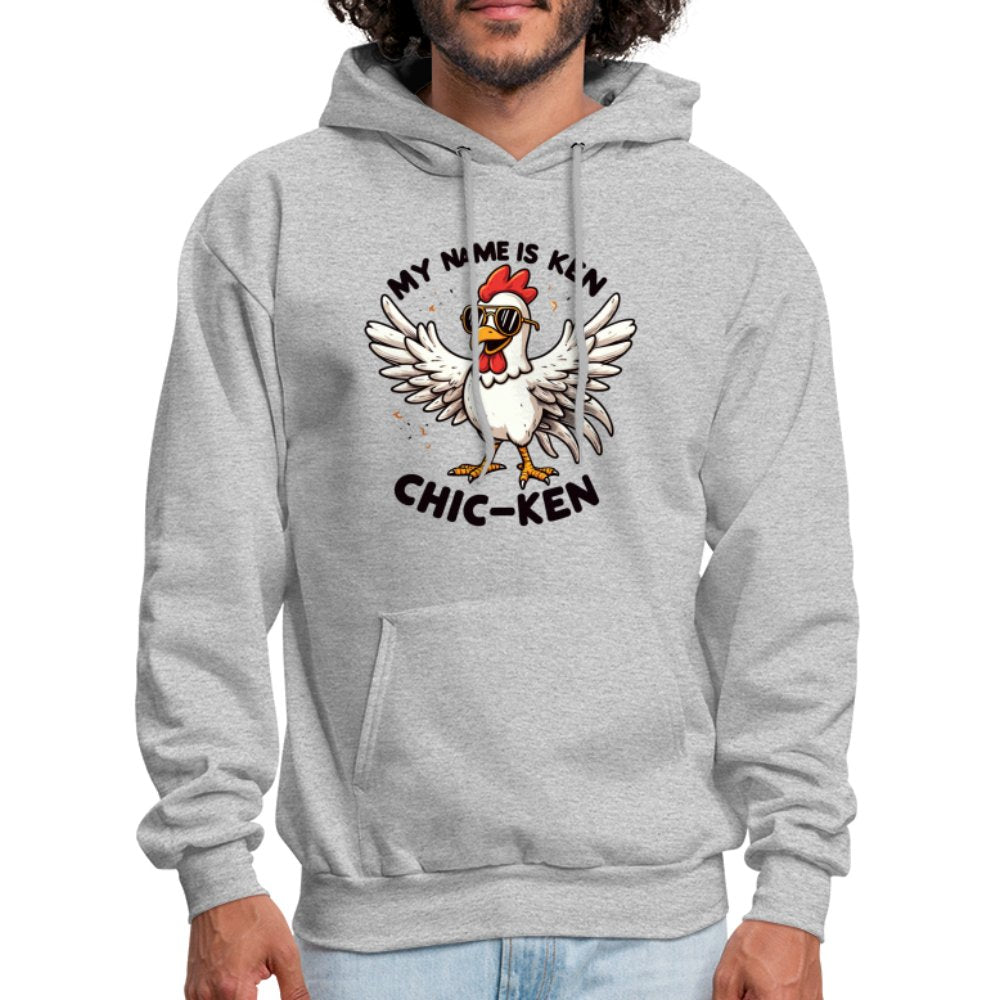 My Name is Ken Chic - Ken Hoodie (Funny Chicken) - option1# - Men's Hoodie | Hanes P170