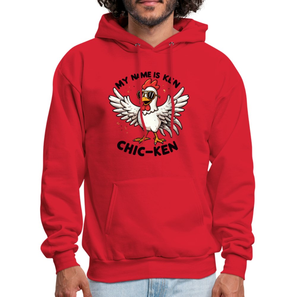 My Name is Ken Chic - Ken Hoodie (Funny Chicken) - option1# - Men's Hoodie | Hanes P170