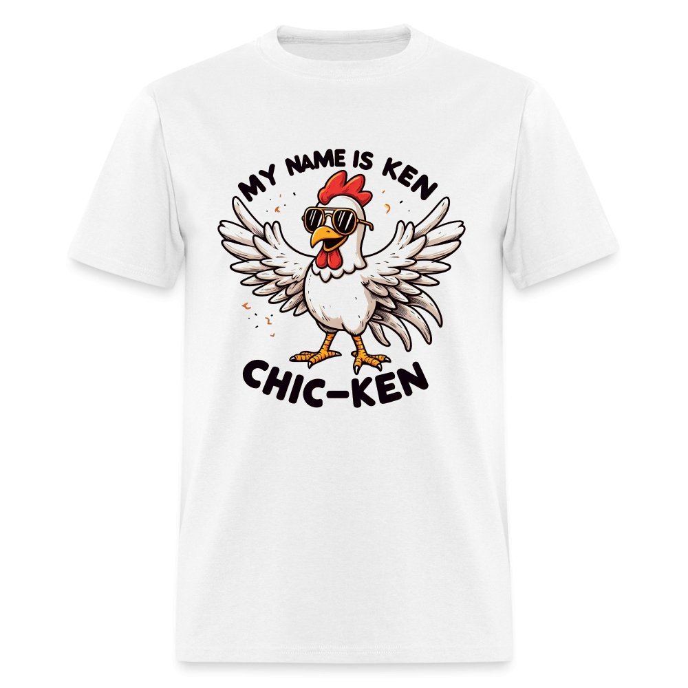 My Name is Ken Chic - Ken T-Shirt (Funny Chicken) - denim