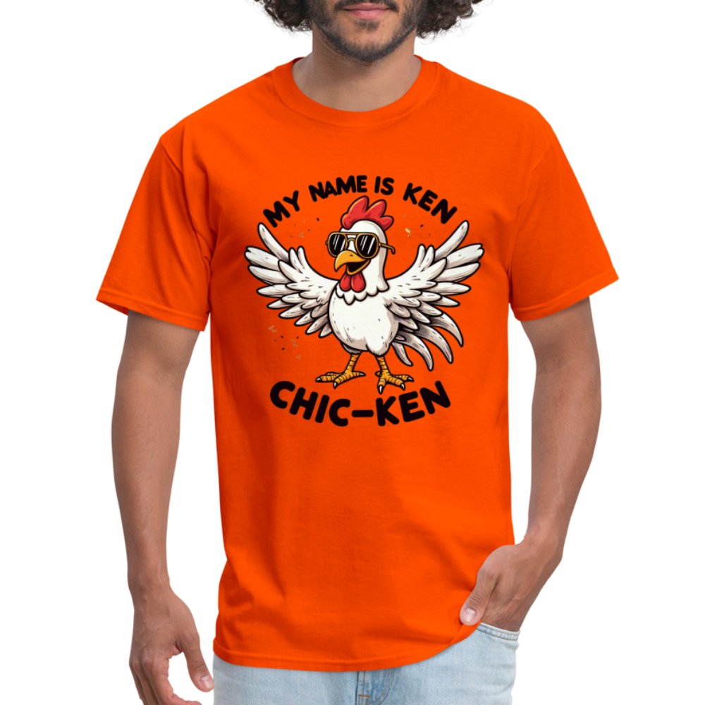 My Name is Ken Chic - Ken T-Shirt (Funny Chicken) - option1# - Unisex Classic T-Shirt | Fruit of the Loom 3930