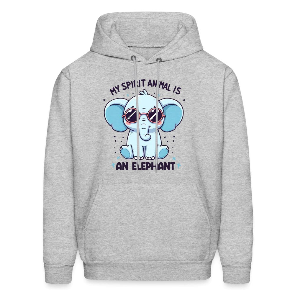 My Spirit Animal is an Elephant Hoodie - option1# - Men's Hoodie | Hanes P170