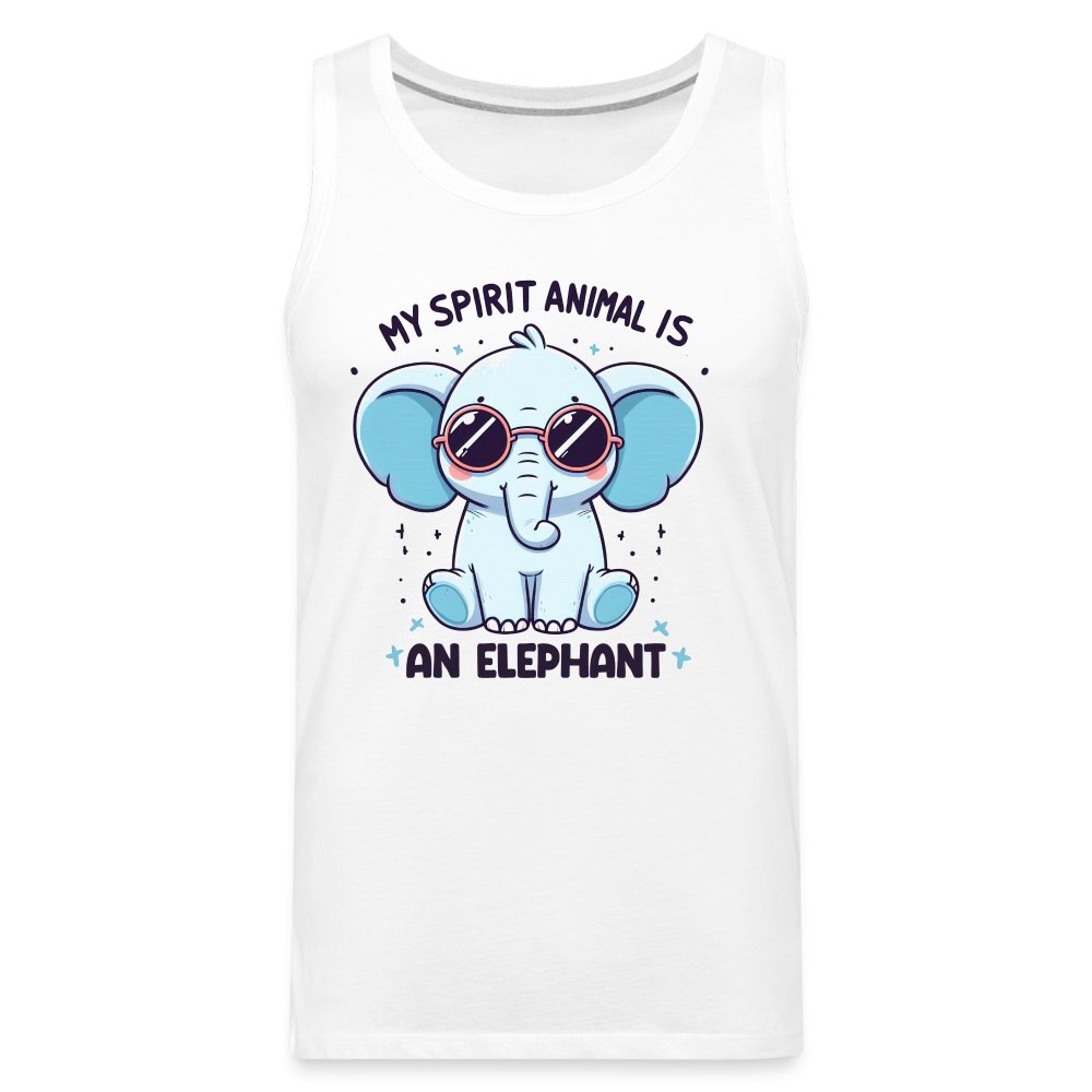 My Spirit Animal is an Elephant Men’s Premium Tank Top - option1# - Men’s Premium Tank | Spreadshirt 916