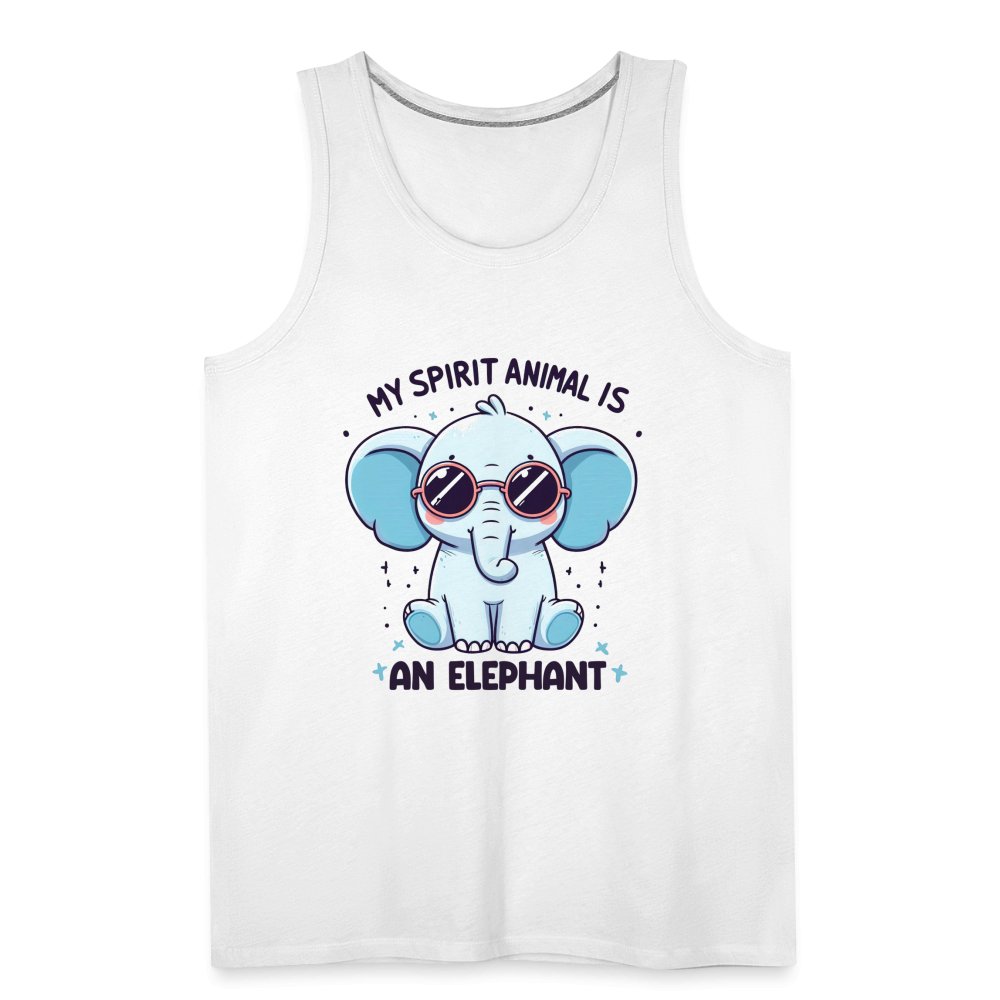 My Spirit Animal is an Elephant Men’s Premium Tank Top - S