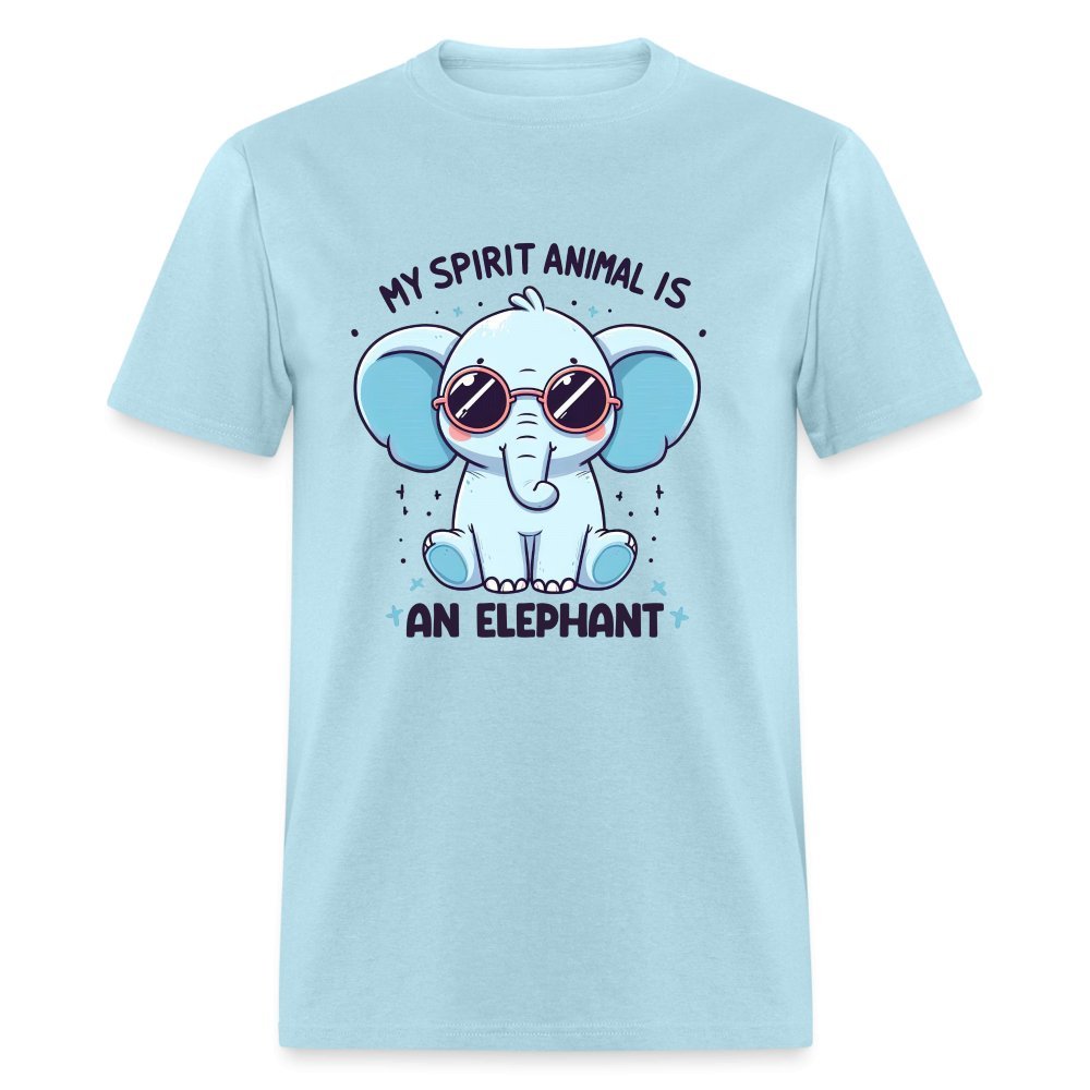 My Spirit Animal is an Elephant T-Shirt - heather gray