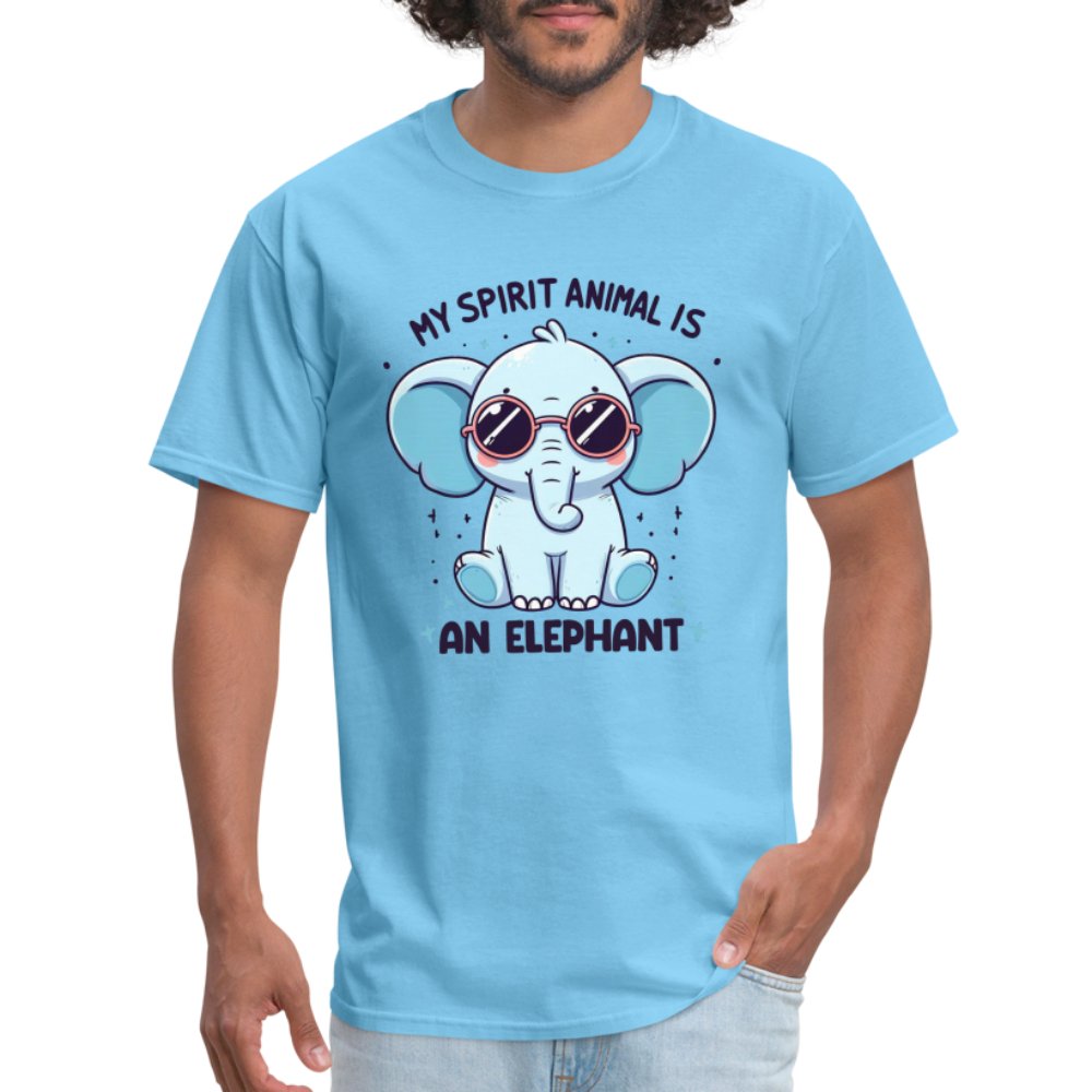 My Spirit Animal is an Elephant T-Shirt - heather gray