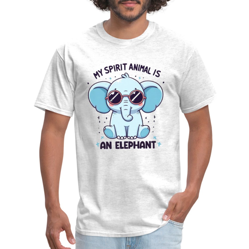 My Spirit Animal is an Elephant T-Shirt - turquoise