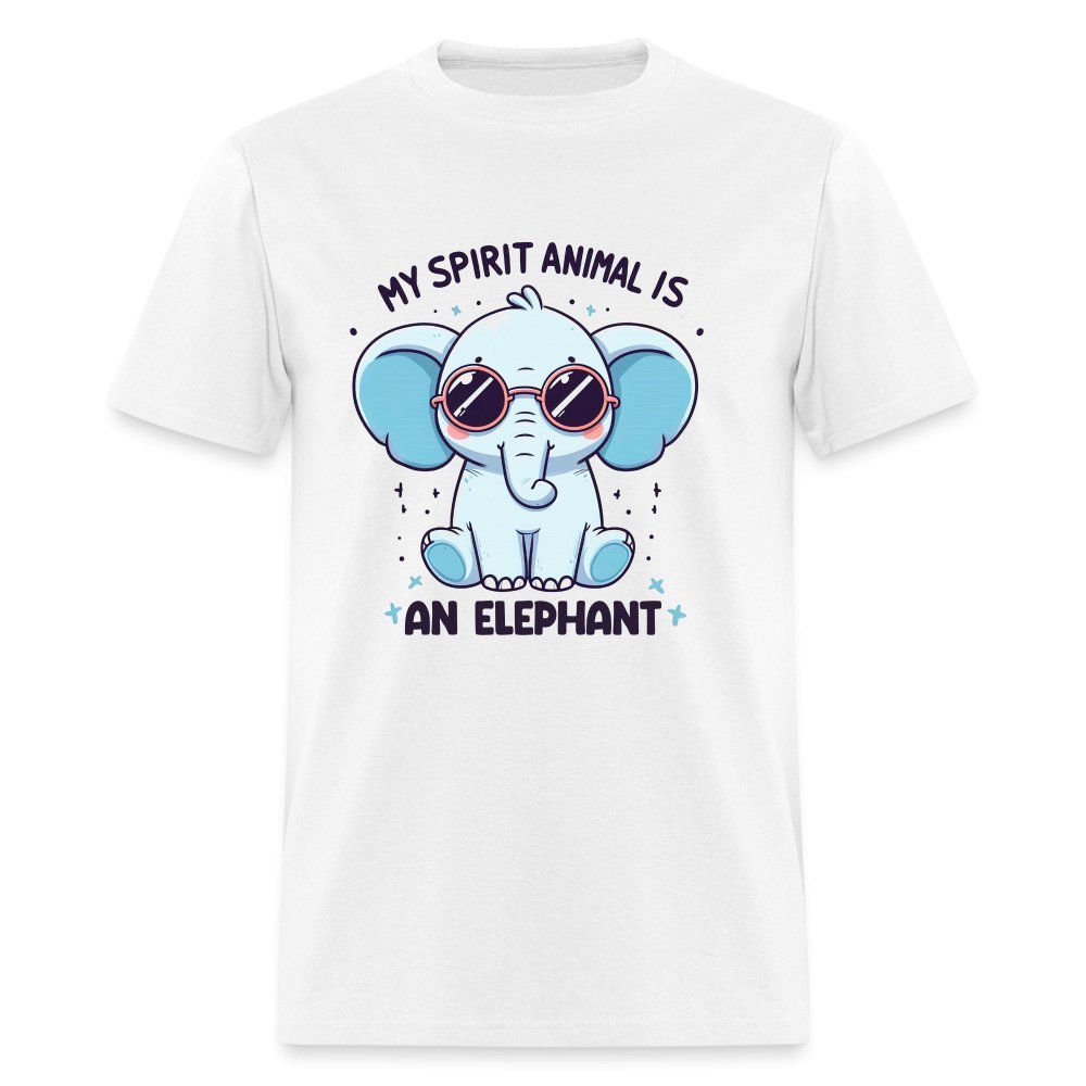 My Spirit Animal is an Elephant T-Shirt - white