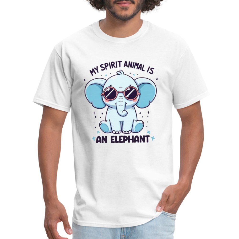 My Spirit Animal is an Elephant T-Shirt - white