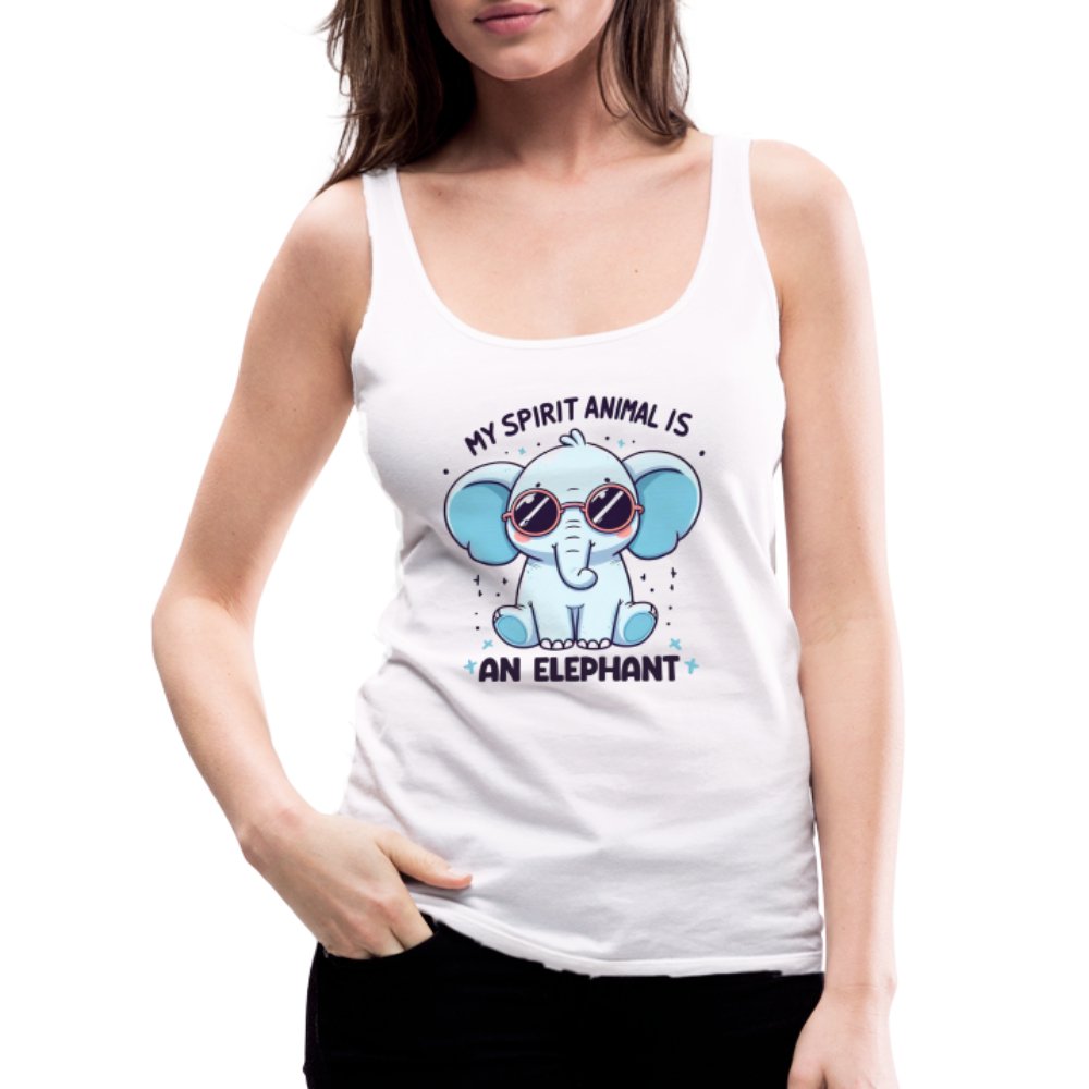 My Spirit Animal is an Elephant Women’s Premium Tank Top - option1# - Women’s Premium Tank Top | Spreadshirt 917