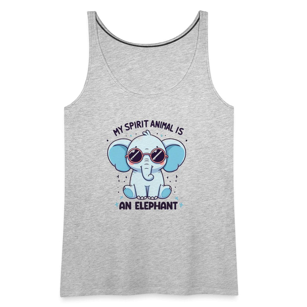 My Spirit Animal is an Elephant Women’s Premium Tank Top - option1# - Women’s Premium Tank Top | Spreadshirt 917