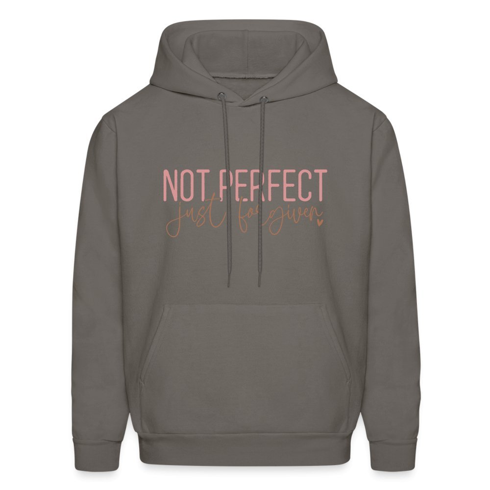 Not Perfect Just Forgiven Hoodie - black