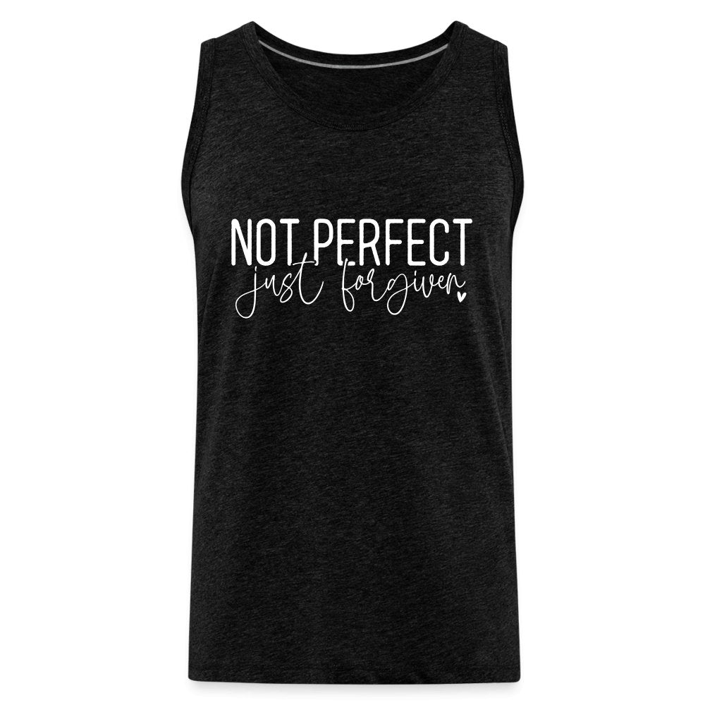 Not Perfect Just Forgiven Men’s Premium Tank Top - option1# - Men’s Premium Tank | Spreadshirt 916