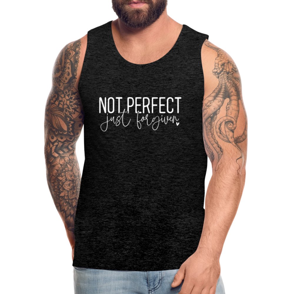 Not Perfect Just Forgiven Men’s Premium Tank Top - option1# - Men’s Premium Tank | Spreadshirt 916