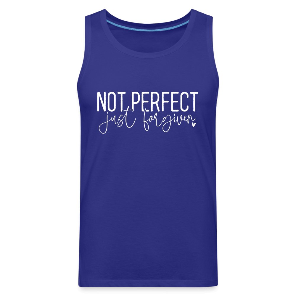 Not Perfect Just Forgiven Men’s Premium Tank Top - option1# - Men’s Premium Tank | Spreadshirt 916