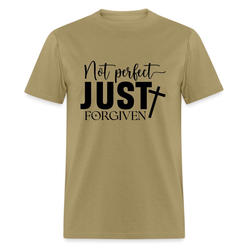 Not Perfect Just Forgiven T-Shirt - aquatic blue