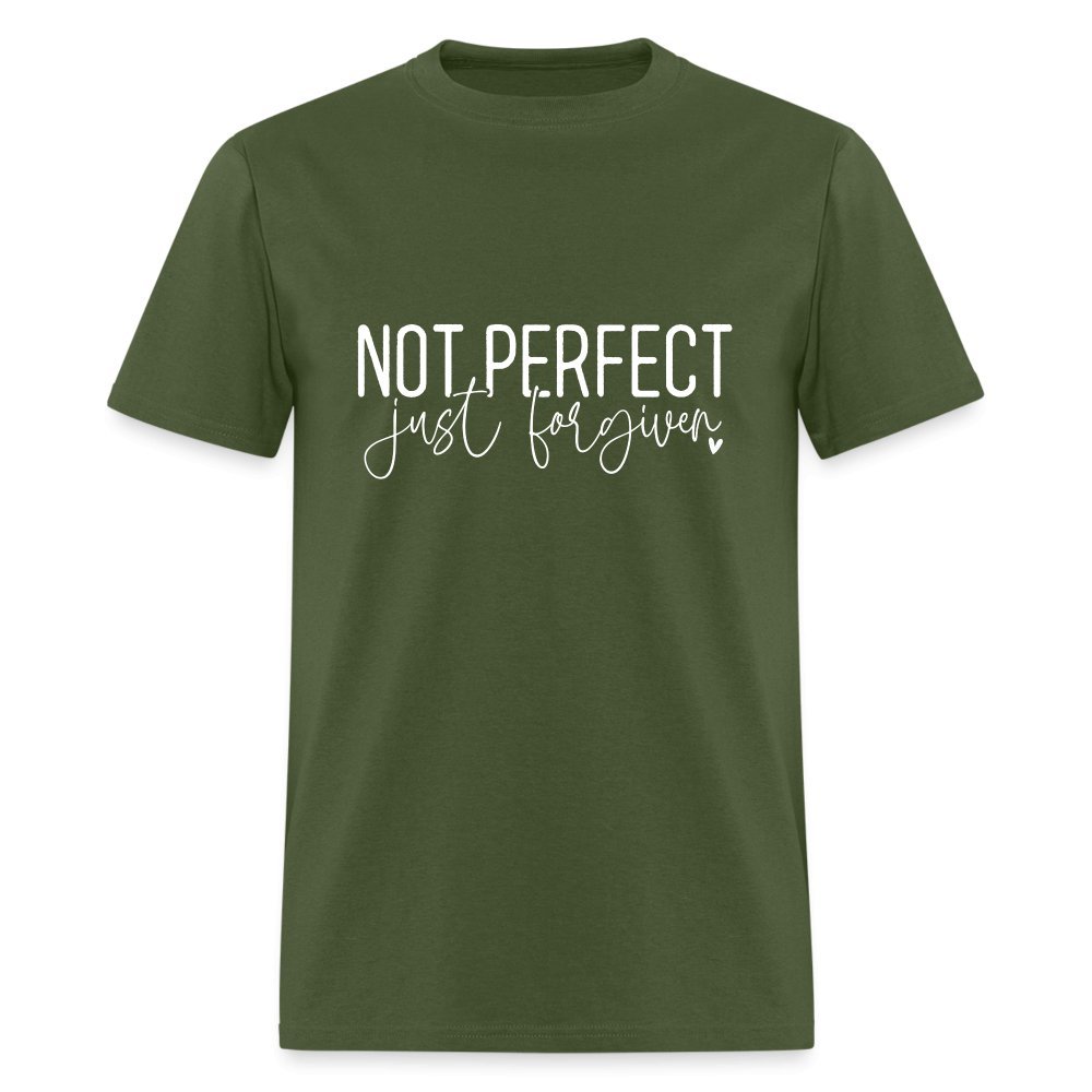 Not Perfect Just Forgiven T-Shirt - black