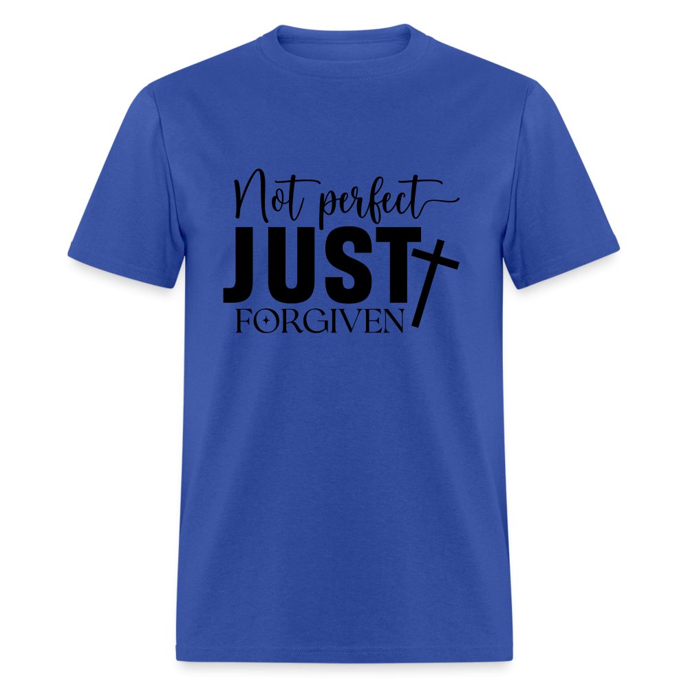 Not Perfect Just Forgiven T-Shirt - denim