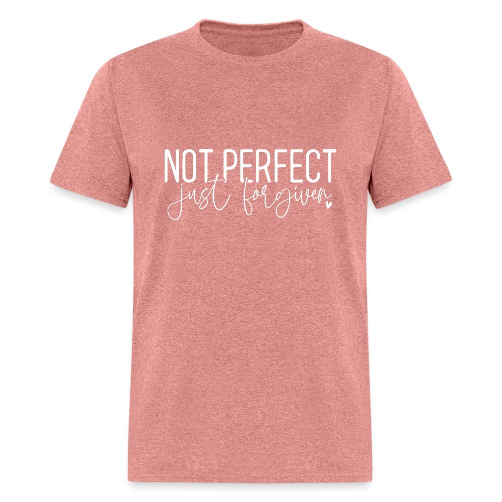 Not Perfect Just Forgiven T-Shirt - heather mauve