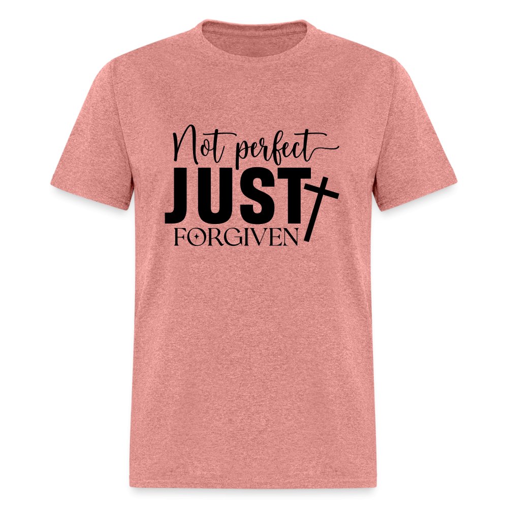 Not Perfect Just Forgiven T-Shirt - heather mauve