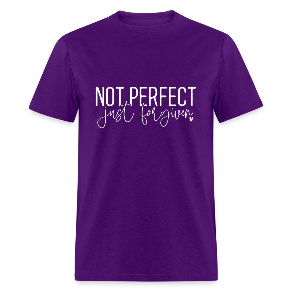 Not Perfect Just Forgiven T-Shirt - heather mauve