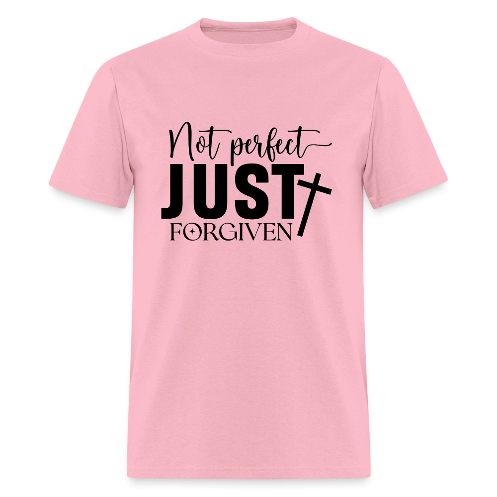 Not Perfect Just Forgiven T-Shirt - pink