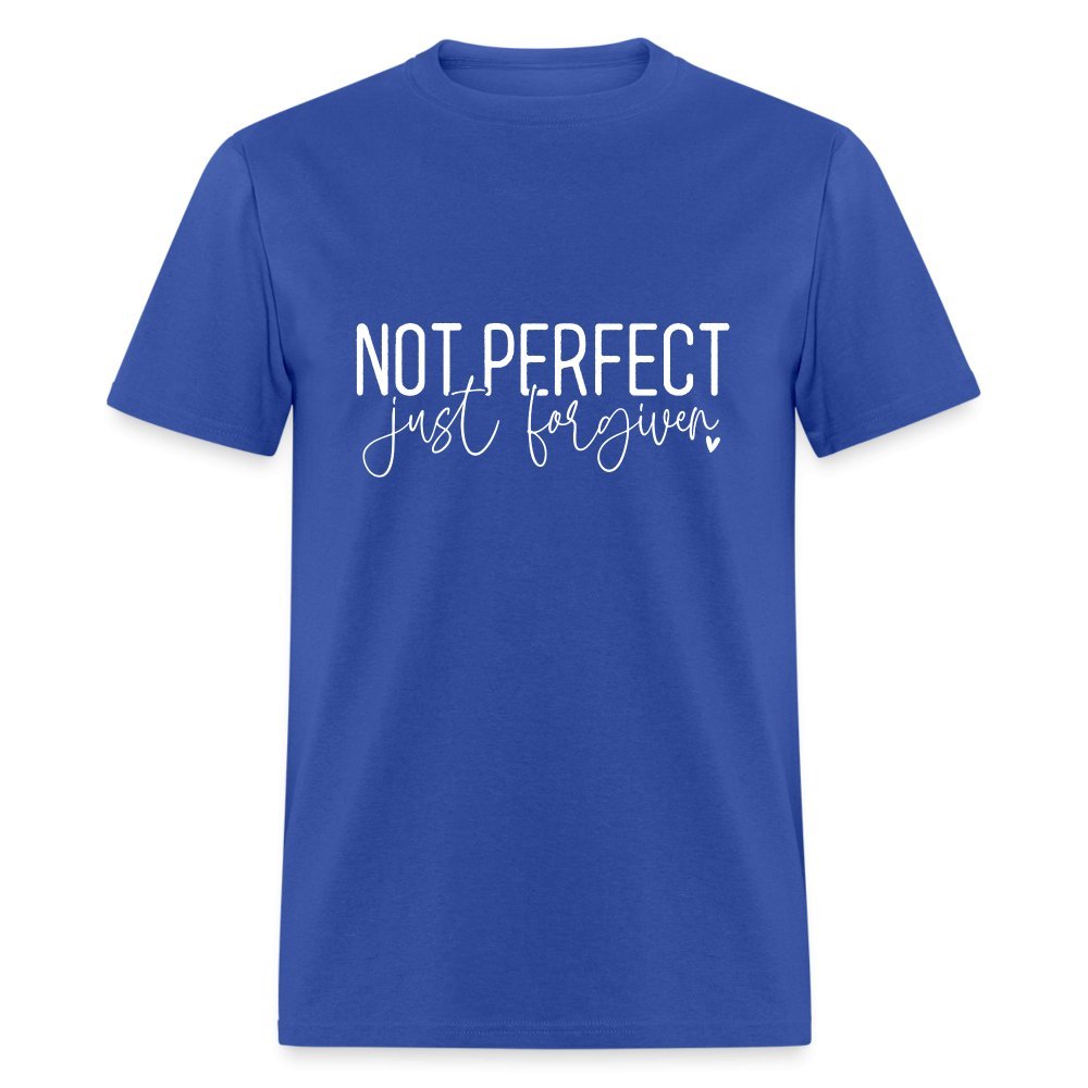 Not Perfect Just Forgiven T-Shirt - red