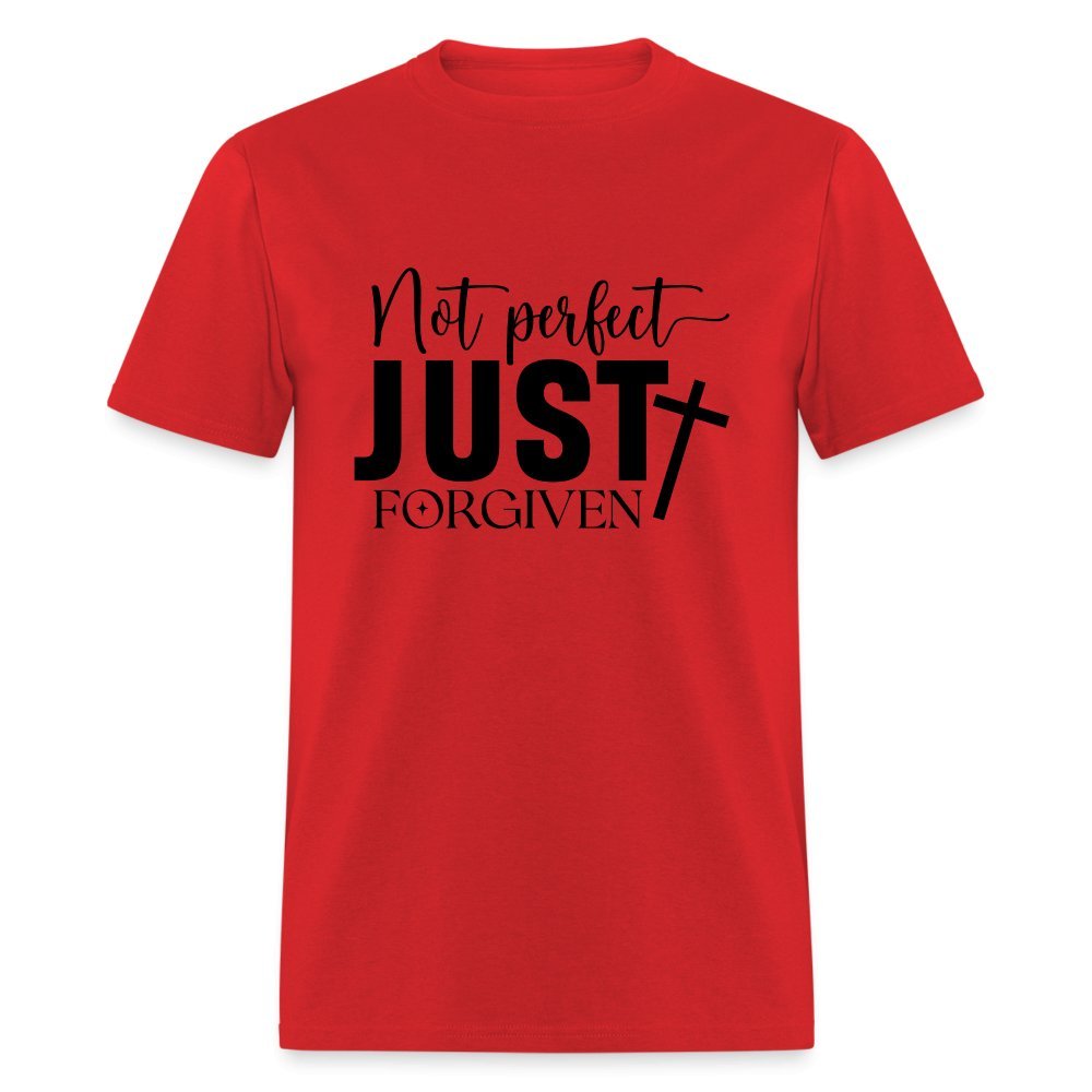 Not Perfect Just Forgiven T-Shirt - royal blue