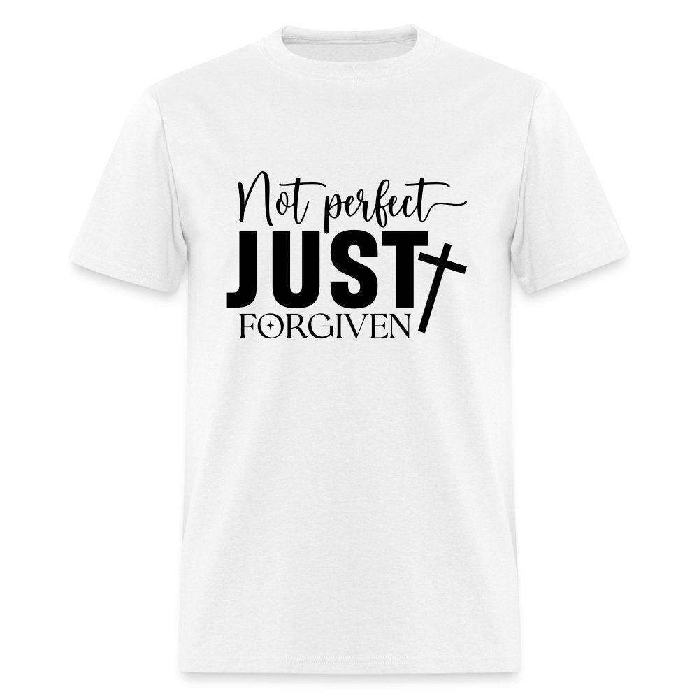 Not Perfect Just Forgiven T-Shirt - white