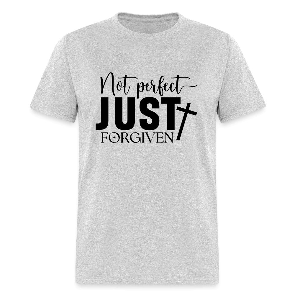 Not Perfect Just Forgiven T-Shirt - white