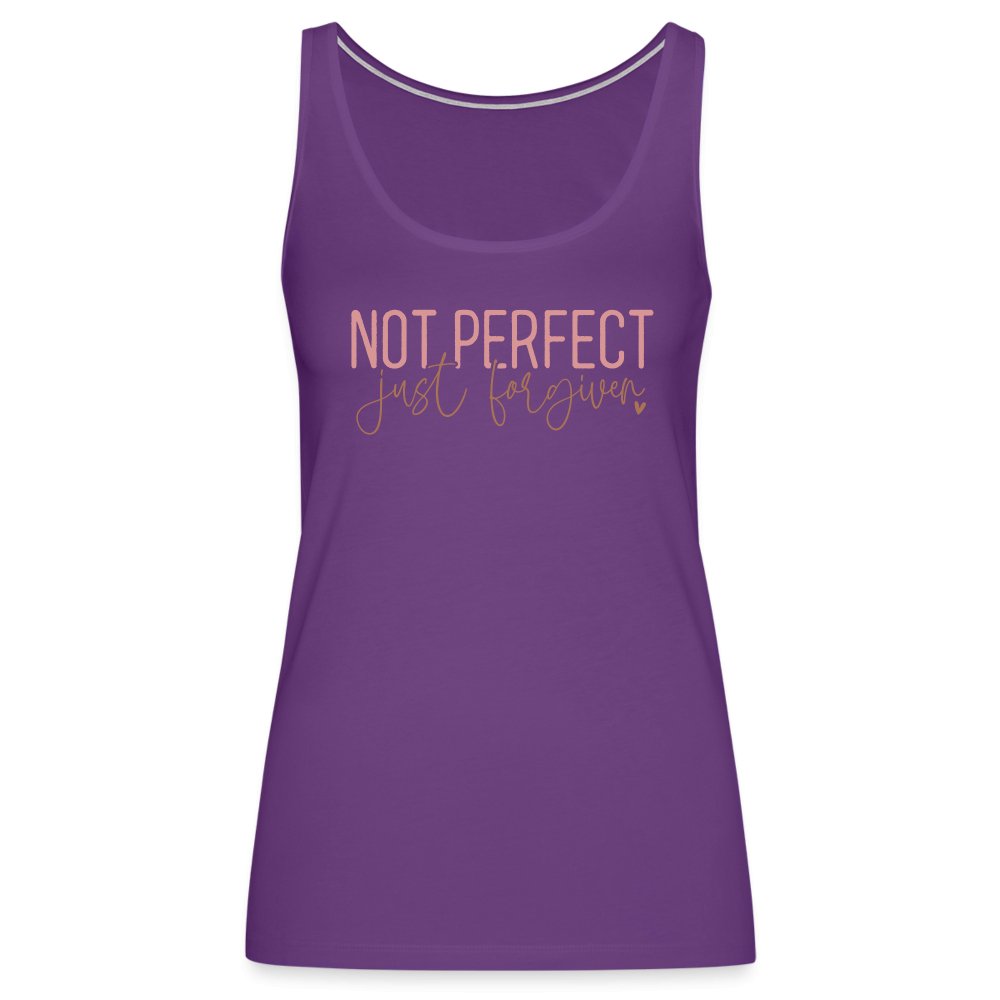 Not Perfect Just Forgiven Women’s Premium Tank Top - option1# - Women’s Premium Tank Top | Spreadshirt 917