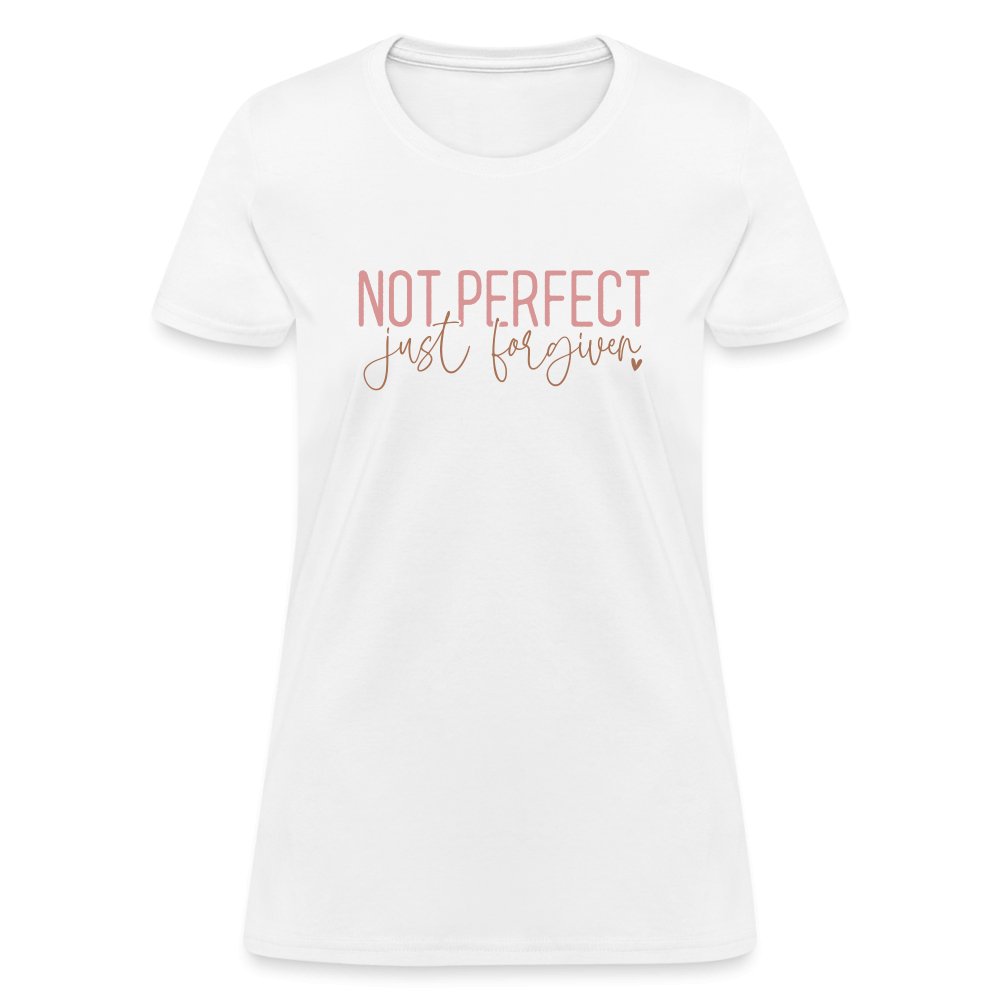 Not Perfect Just Forgiven Women's T-Shirt - black