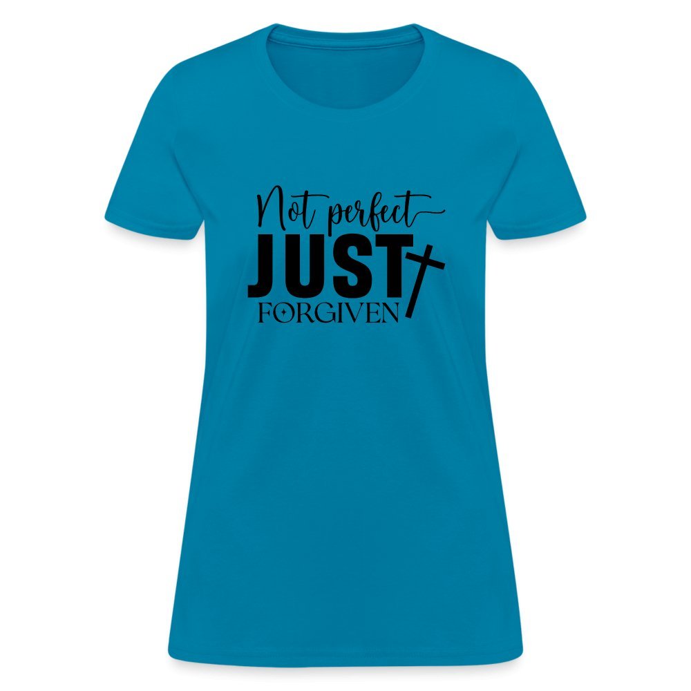 Not Perfect Just Forgiven Women's T-Shirt - fuchsia