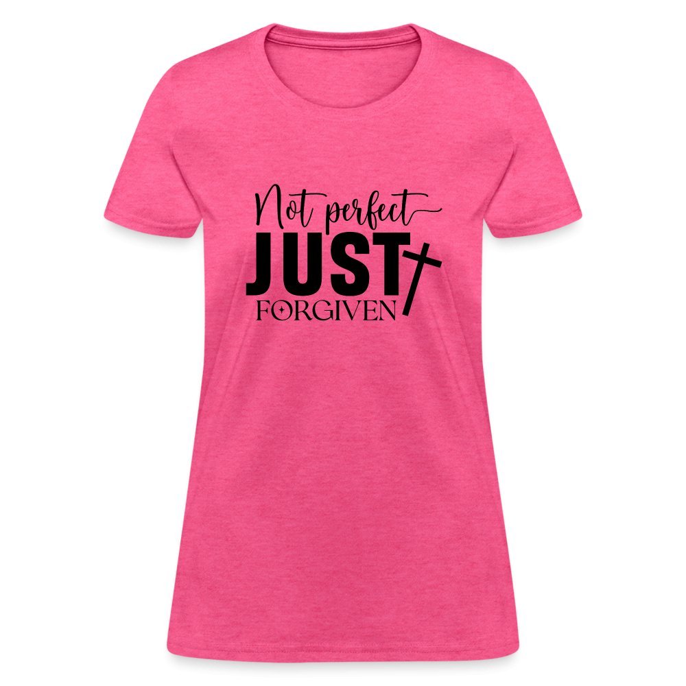 Not Perfect Just Forgiven Women's T-Shirt - heather gray